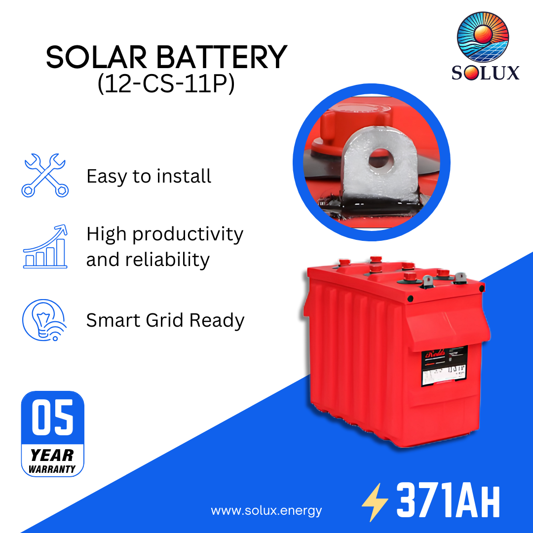This is an image of Rolls Surrette 12V 371Ah Deep Cycle Battery
